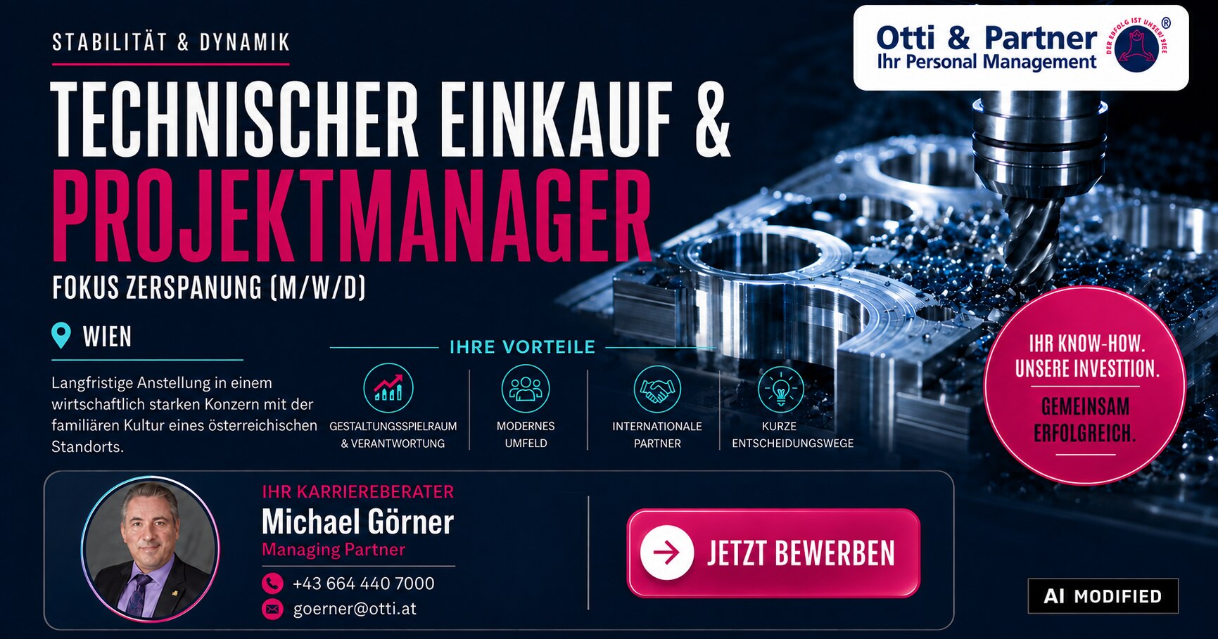 Technischer Einkauf Projektmanager | Wirtschaft | KARRIERE NEWS | OTTI.AT