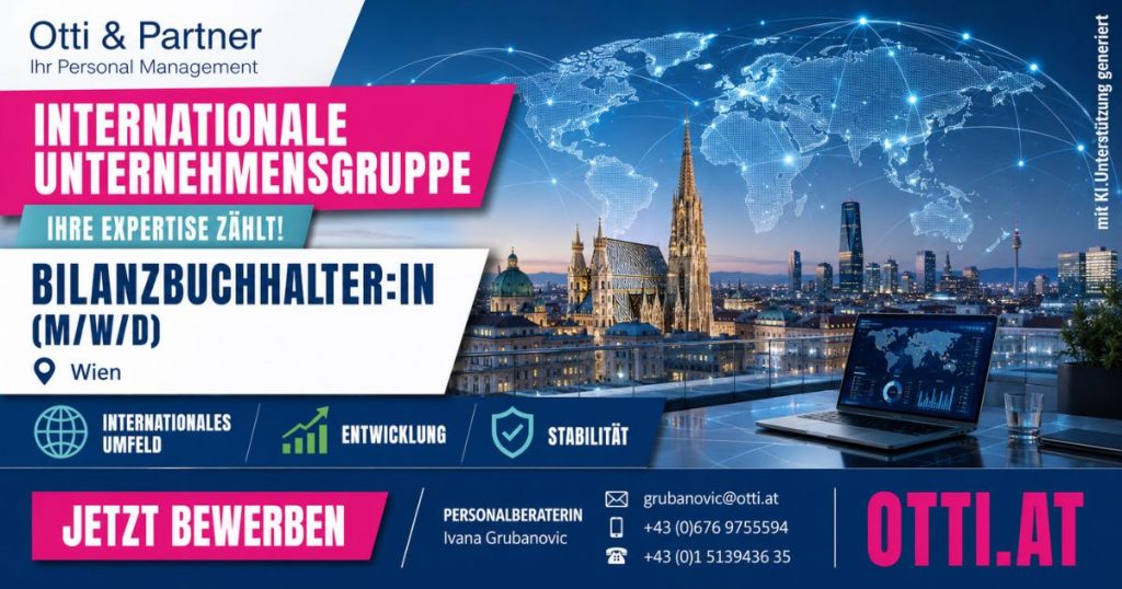 Bilanzbuchhalterin International Top Position | Industrie | KARRIERE NEWS | OTTI.AT