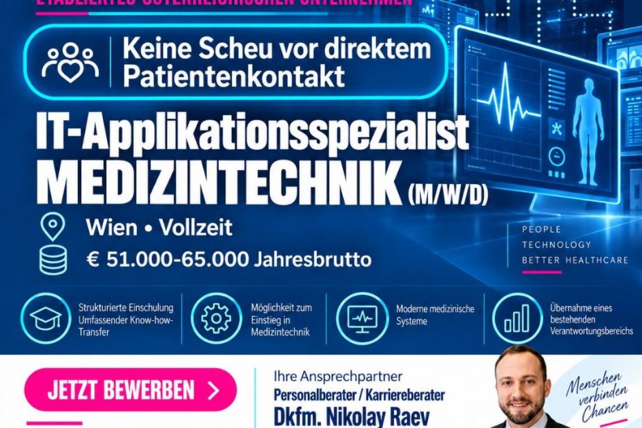 It Applikationsspezialist Medizintechnik Top Job | Berufe mit Zukunft | KARRIERE NEWS | OTTI.AT