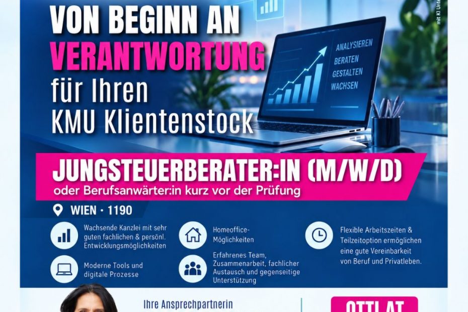 Jungsteuerberater Topjobotti At | Steuerberatung, Accounting & Finance | KARRIERE NEWS | OTTI.AT