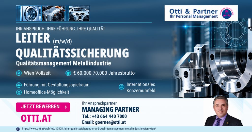 Otti Qualitaetssicherung X |  | KARRIERE NEWS | OTTI.AT