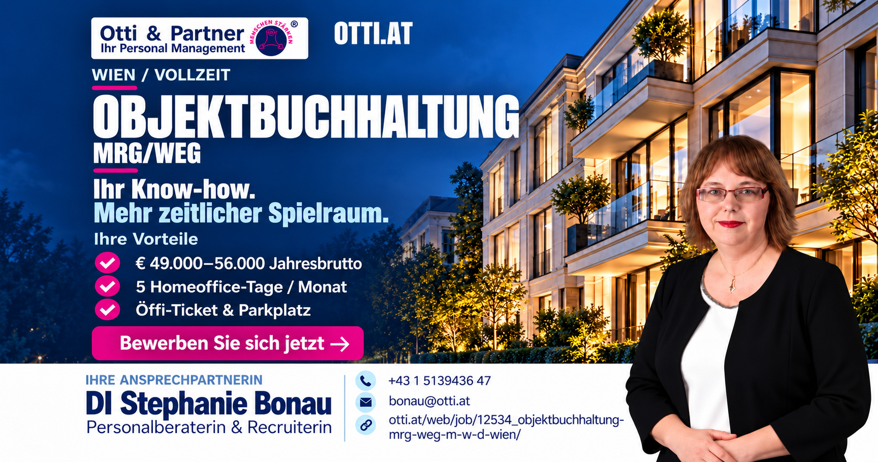 Objektbuchhaltung Wien Jetzt Bewerben | Hausverwaltung & Immobilien | KARRIERE NEWS | OTTI.AT