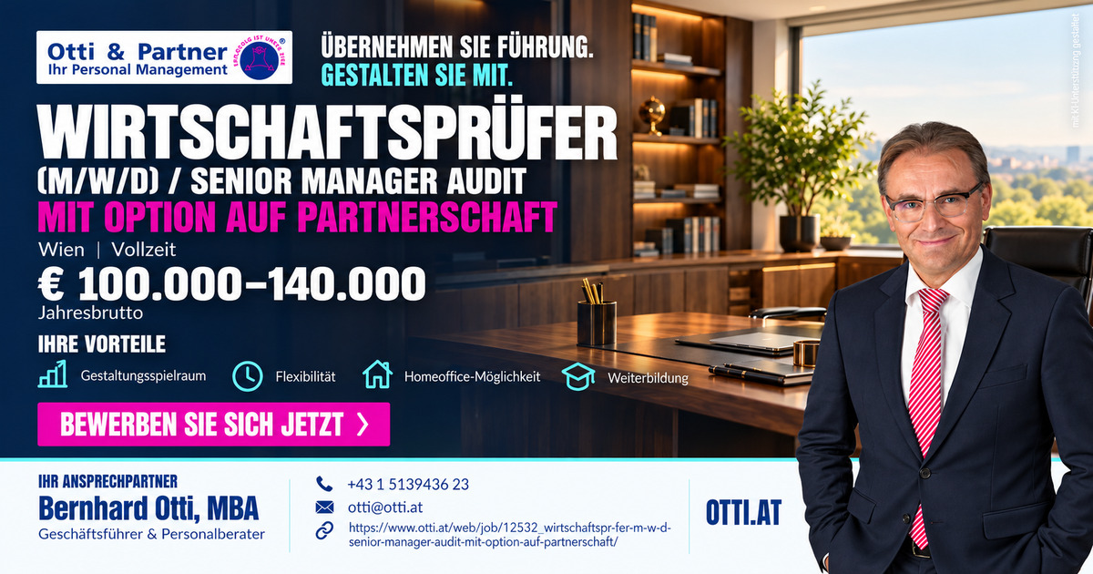 Wirtschaftspruefung Partnerschaft Chance X | Steuerberatung, Accounting & Finance | KARRIERE NEWS | OTTI.AT