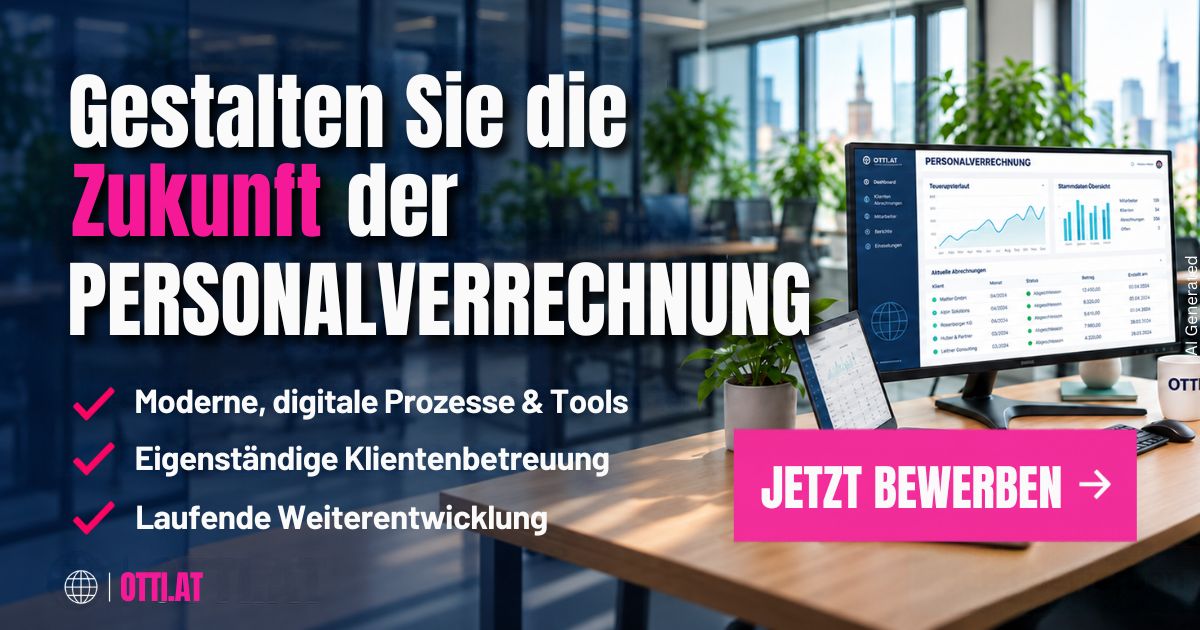 Zukunft Der Personalverrechnung | Steuerberatung, Accounting & Finance | KARRIERE NEWS | OTTI.AT